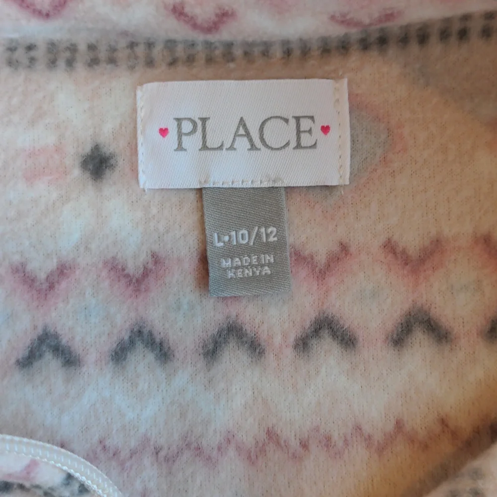 NWT Girl's The Children's Place Fleece Fair Isle Set